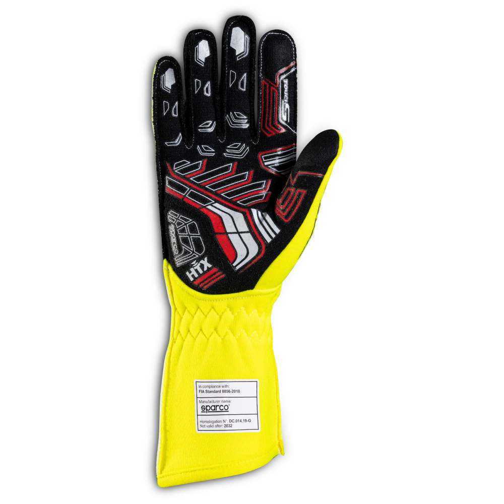 Luvas Sparco Arrow - Cor Amarelo e Preto - Image 2