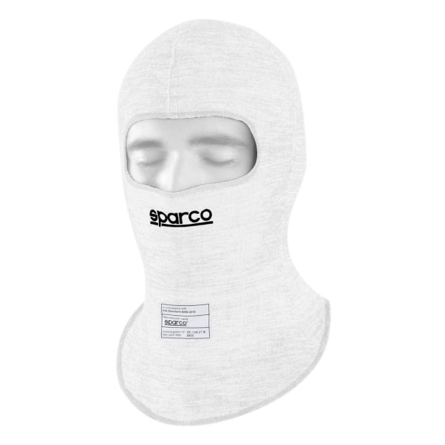 Balaclava Sparco RW-10 Shield Pro - FIA - Cor Branco