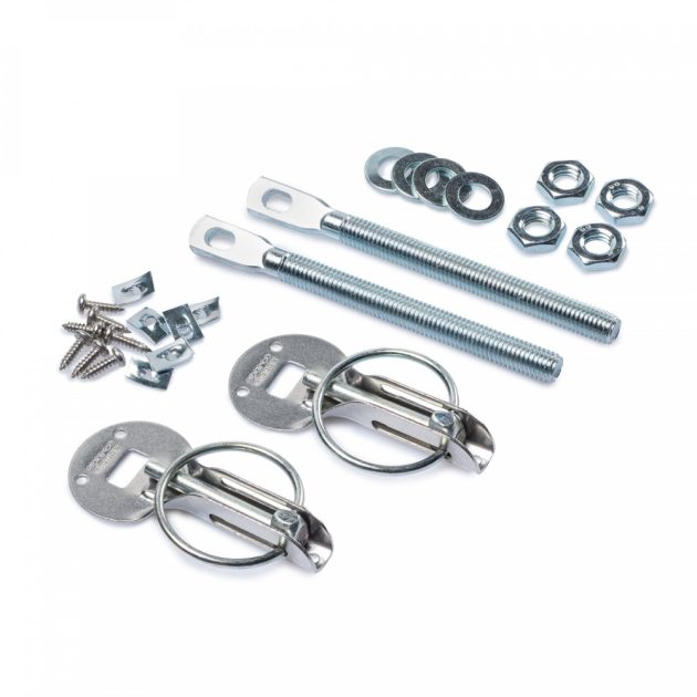 Kit Fechos de Capôt Sparco Cinza Metálico