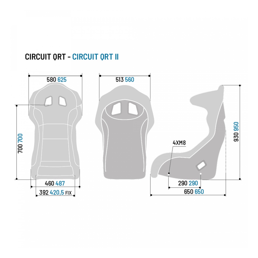 Baquet Sparco CIRCUIT II QRT - FIA - Image 6