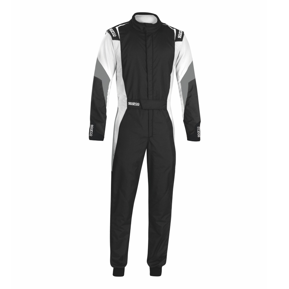 Fato Sparco Competition R567 FIA - Preto, branco e cinzento