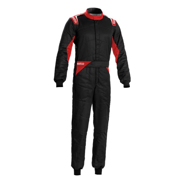Fato Sparco Sprint R566 - Preto e vermelho