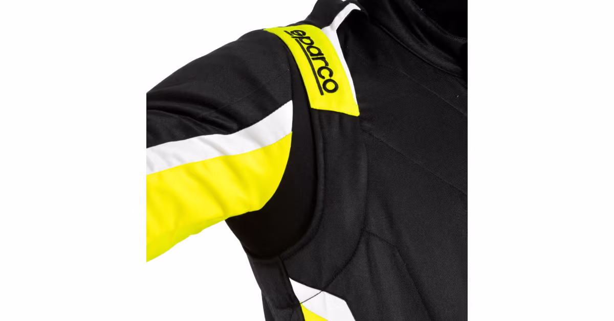 Fato Sparco Sprint R566 2025 - Preto e amarelo - Image 3