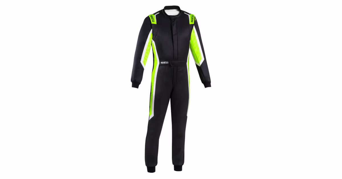 Fato Sparco Sprint R566 2025 - Preto e verde