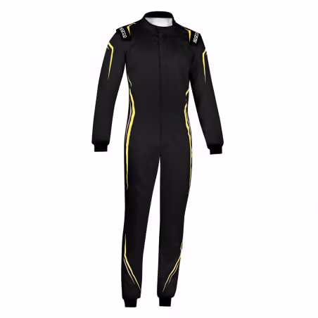 Fato Sparco Prime R568 FIA - Preto e amarelo