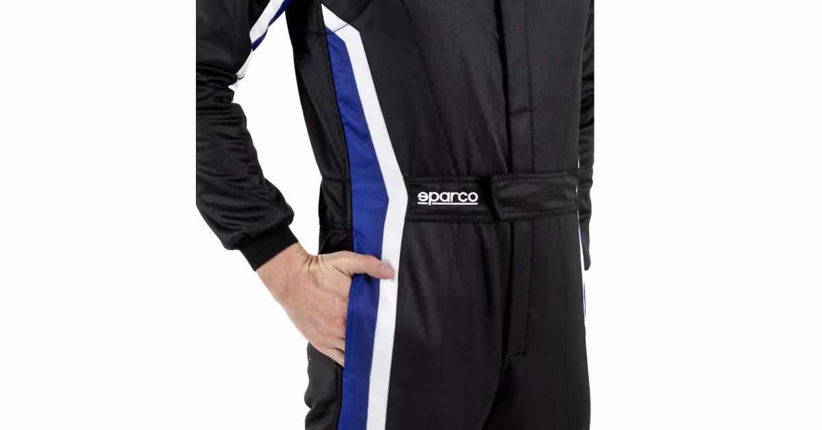 Fato Sparco Sprint R566 2025 - Preto e azul - Image 4