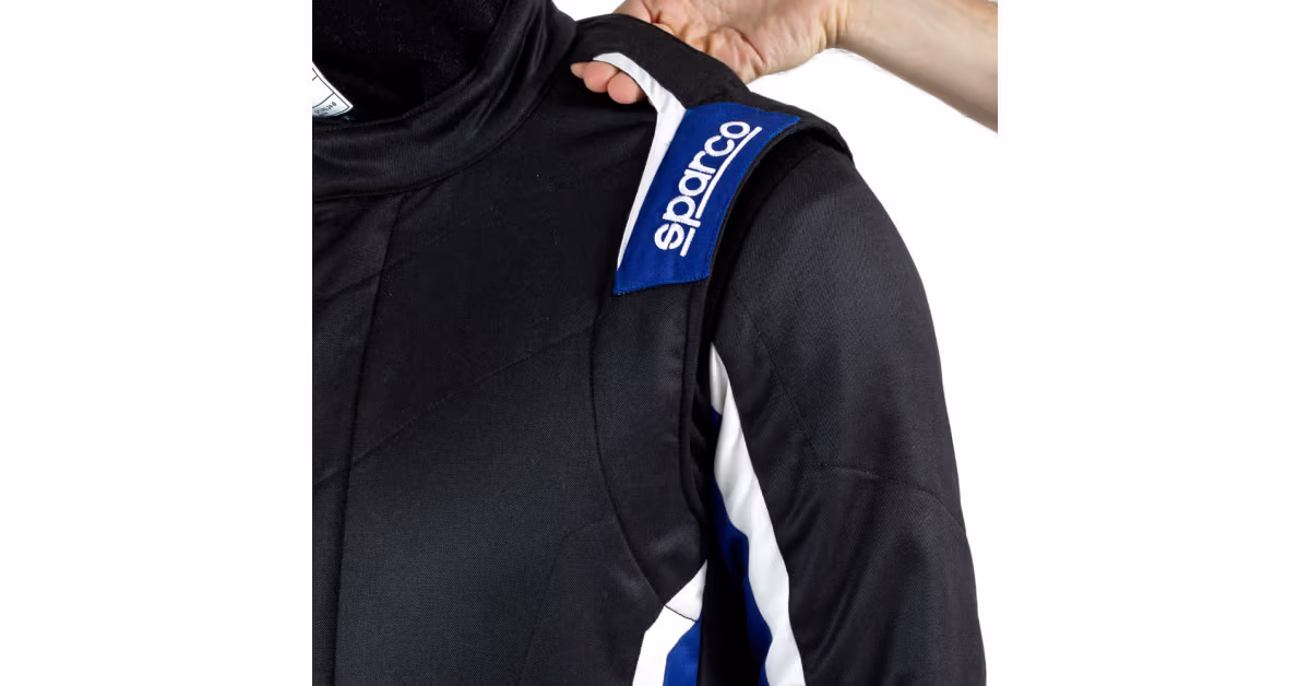 Fato Sparco Sprint R566 2025 - Preto e azul - Image 3