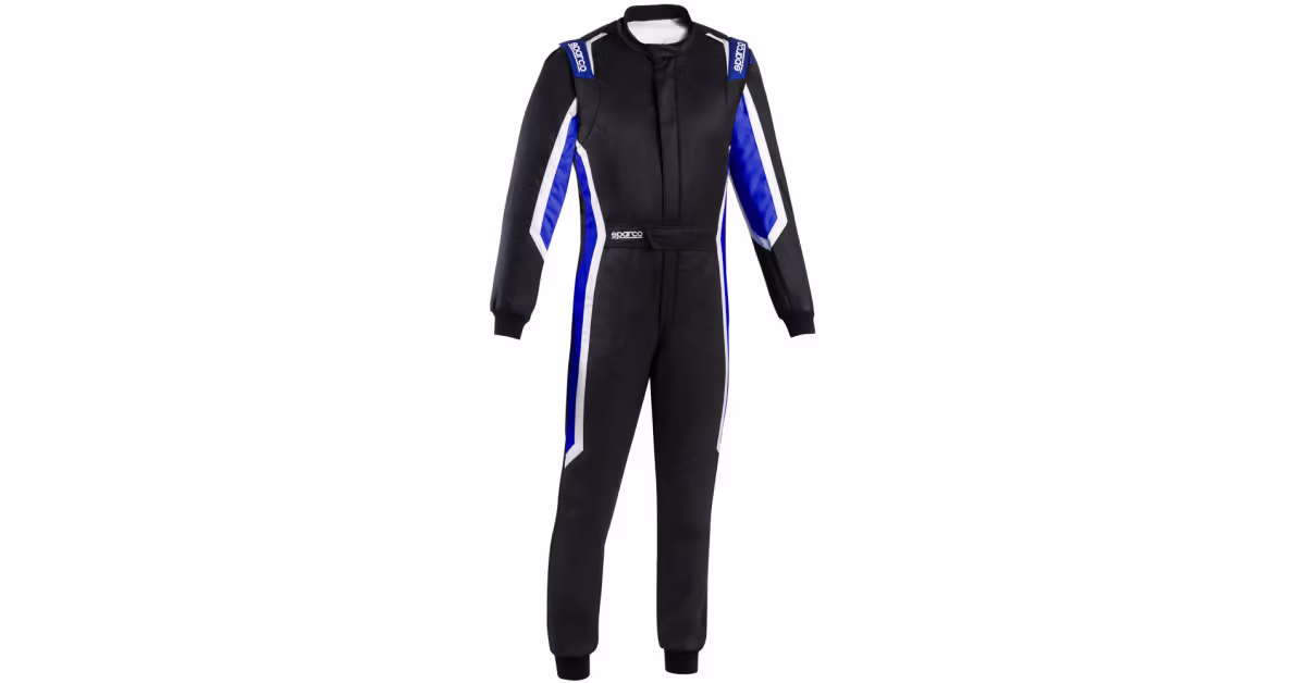 Fato Sparco Sprint R566 2025 - Preto e azul