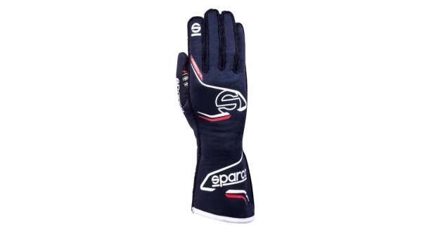 Luvas Sparco Arrow + Azul marinho e vermelho 2025